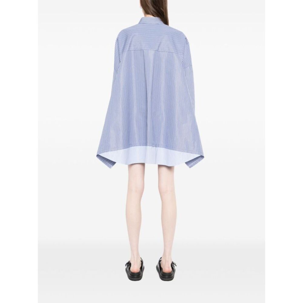 Sacai Women Striped Cotton Shirt - Picture 3 of 5